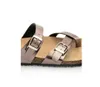 Sandali da festa Scarpe da donna piatte estive Gladiatore Open Toe Buckle Soft Jelly Piattaforma da donna femminile da spiaggia