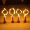 Strings Rechargeable Wine Bottle Lights 2M 20 LED Cork USB Copper Wire Fairy String Light For Holiday Wedding Christmas PartyLED