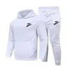 Herren Sportswear Sets Männlichen Casual Marke LOGO Trainingsanzug Männer 2 Stück Sweatshirt + Jogginghose Set 2022 Herbst Winter Mit kapuze Dicke