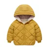 Jongens Jassen Kinderen Hooded Outerwear Girls Warm kleding Baby Fashion Kids Zipper Coat 220826