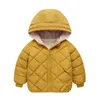 Garçons vestes enfants vêtements d'extérieur à capuche filles vêtements chauds bébé mode enfants manteau à glissière 220826