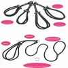 Nxy Bondage Sex Slave Rope Soft Cotton Knitted Bdsm Restraint Toys for Couple Women Man Exotic Roleplay Easy to Use 220421