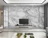 Anpassad papel de parede 3d tapeter hd marmor interiör bakgrund vägg vardagsrum sovrum väggmålning icke-vävd tapeter väggdekorationer