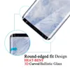 Protetor de tela de vidro temperado Anti-arranhão 3D para o Samsung Galaxy S22 S21 S20 Note20 Ultra S7 Edge S8 S9 Plus NOTA 10 9 8 Com o pacote de varejo