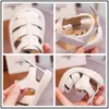 Babymeisjes jongens sandalen zomer baby anti-collision peuter schoenen echt leer zacht bodem kinderen kinderen strand sandalen 220708