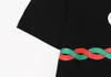 Designer Moda de camiseta da camiseta laminada de manga curta Laminada High Shop Loose Camiseta Casual Casual 100 Top de algodão para2157521