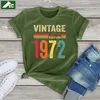 50 jaar oude geschenken Vintage 1972 Limited Edition 50e verjaardag T-shirt Katoen dames Tops Mode Unisex Oversized vrouwelijk T-shirt CX220331