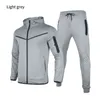 2022 Nya varumärkesjackor Zip Shirts and Pants Fashion Hoodie Cotton Stretch Workout Clothes Premium Sports Suits Y220420