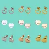 925 Silver Love Earrings Designer For Women Charm Birthday Christmas Gift Luxury Mens Heart Sieraden
