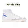 Blazer Mid 77 Vintage haut bas plate-forme hommes femmes Chaussures décontractées Sneaker Catechu Noir Blanc Marine Popcorn Mousse Pacific Blue Kumquat baskets pour hommes Baskets de sport 36-45