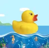 الاستحمام البط الحيوانات الملونة الناعمة المطاط تعويم ضغط الصوت صار حمام اللعب الكلاسيكية المطاط بطة البلاستيك حمام السباحة لعبة الهدايا