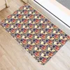 Carpets Hawail Seamless Exotic Pattern With Tropical Leves Flowerst Door Mat Non Slip Floor Mats Decor Porch Doormat 01Carpets