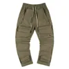 Nowa wiosna i letnia luźna męska moda High Street Cargo Casual Spodnie Mężczyźni Joggers G220413