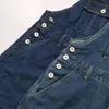 Jeans masculinos jeans masculino macacão de macacão multicotela calças retas azul plus size para os menmen's heat22