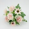 Decorative Flowers & Wreaths 1pcs Mixed Silk Hydrangea Simulation Flower Pink Wedding Small Bouquet Fake Christmas Party DIY DecorationDecor