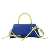 Sacs à main de styliste en cuir PU pour femmes, sacs à bandoulière bleu vert, sacs à main de luxe pour dames, sacoches de fête, 2022