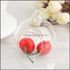 Candle Holders Home Decor Garden Sell 60Mm Hanging Tealight Holder Glass Globes Terrarium Wedding Candlestick Vase El Bar Decoration Drop