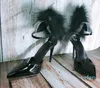 Лето 2022 Новые каблуки Stiletto Costed Toe Мода Взрывы Перо Сандалии Сексуальная подиума Сексуальный подиум Все списка