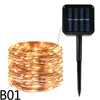 Decoração de festa 10m 100m 100led Outdoor Solar String String Home Garden Decoração de árvore de Natal Casamento de chá de bebê