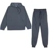 Mens and womens spring fleece sportswear mens casual hoodies couple suit jogging fashion pullover black 220719