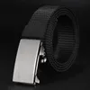 Belts Luxury Designer Toothless Automatic Buckle For Men Nylon Canvas Belt Outdoor Leisure Sports Unisex BeltBelts