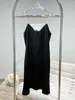 캐주얼 드레스 P 홈 스프링과 여름 네크 라인 검은 레이스 삼각형 문자 스 플라이 싱 콘트라스트 드레스 여성