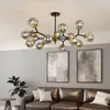 Pendant Lamps Modern Nordic LED Glass Chandelier Lighting For Dining Room Decoration Bedroom Living Bubble Lamp LightingPendant