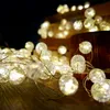 Strings Garland Led Ball String Lights Christmas Indoor Wedding Kerstmis Ramadan Fairy Room Decoratie accessoiresled