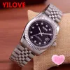 Premium Factory Uomo Donna Abbigliamento Famoso orologio di design Tutto in acciaio inossidabile Zaffiro Orologio da donna Oro argento Orologi luminosi impermeabili Montrezl Luxury Mens