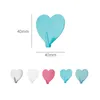 Cute Heart-shaped hook Creative Metal Strong Adhesive Paste Wall Bearing Kitchen Seamless Heart Hook Dream C0614G05