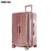 REIZEN TALE NIEUWE inch abs pc reiskoffer spinner harde kant grote trolley rollende bagage tas met wiel J220708 J220708