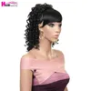 12''Fake Hair Kinky Curly Ponytail Clip in Extensions Tail Synthetic Drawstring s Expo City 220610