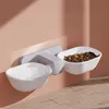 Kan klistras in Dual-Syfte Pet Cat Bowl Neck Prote