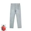Hip Hop Streetwear Damange Hole Askyurself Jeans Pantalons Hommes Femmes Quatre Saisons T220803
