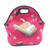 Neopren-Einkaufstasche, Lunch-Taschen, isolierte Handtasche, isoliert, weich, mit Reißverschluss-Design, DH11