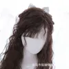 Nxy Wigs Female Long Hair Lolita Wool Curl Bangs Chemical Fiber Full Head Set High Temperature Silk