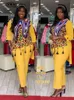 Ethnische Kleidung 2022 Dashiki Afrikanischer 2-Farben-Modeanzug (Kleid und Hose) für Damen (LSTZ#)