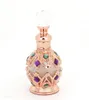 Wholesale 15ml Vintage Refillable Empty Crystal glass Perfume Bottle Handmade Home Decor Lady Holiday Gift KD1