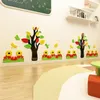 Kindergarten 3D driedimensionale wandstickers Onderwijsinstelling Training Klasse Klaslokaal Klasse SPIRT LINE CORN TAIUN T200421