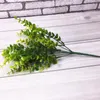 Decorative Flowers & Wreaths Eucalyptus Plastic Artificial Plant Leaves Green Grass Long Outdoor Fake DIY Flower For Garden Decoration Large