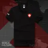 Herr t-shirts polos schweizisk konfederation schweize che ch confoederatio helvetica skjortor män korta ärm vita märken tryckt för land 20men'suuvw