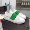 Open met band sneaker ontwerpers stud schoenen mannen vrouwen flats spikes sneakers rode zool trainer feest bruiloft kristal wit zwart groen