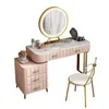 Designer Luxury Dresser Nordic Furniture Solid Wood Table Modern Minimaliste Dressing Storage Unit Stol Mirror Cabinet 2022 New BE303W