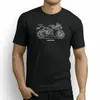 Erkek Tişörtleri Yamaha MT-01 İlham Motosiklet Sanat Tasarımı Erkek Yuvarlak Boyun Pamuk Moda Serin Üstleri T Shirtsmen's