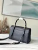 Realfine Bags 5A M45978 24 cm Madeleine BB Schwarz Bicolor Momogran Empreinte Leder Schulterhandtaschen Geldbörsen für Damen mit Staubbeutelbox