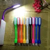 Bordslampor Super Bright LED USB Light Lämplig för bärbar dator anteckningsbok dator bärbar flexibel metallhalsfällbar bokljus