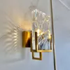 Nordic Modern Luxury Crystal Wall Lamp Restaurant Couloir Fond Escalier Couloir