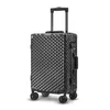 Den nya tummen Aluminium Frame Trolley Case Boarding Bagage Bag Universal Wheel Suitcase Hållbar J220707
