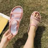 Dosreal Pantofole da donna Summer Women Slides Home Fashion Jelly Shoes Donna Soft Sole Slip On Sandali da donna Scarpe casual piatte 210301