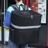 35L stor termisk matpåse kylväska kylskåpslåda färskt matleverans ryggsäck isolerad cool väska 220607300y